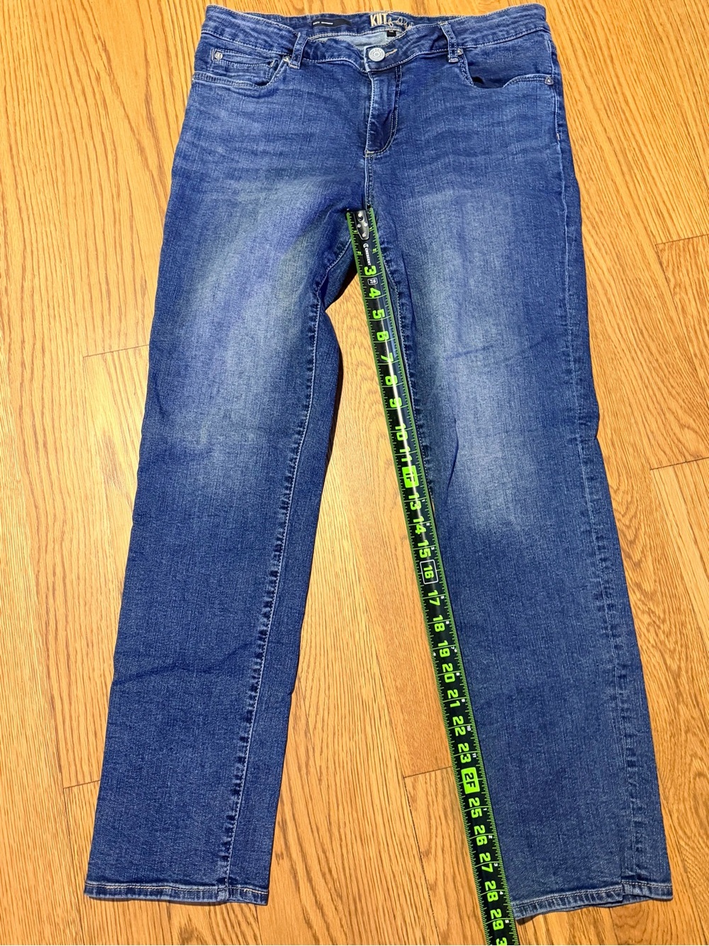 KUT From The Kloth Katy Boyfriend Jeans Medium Wash Straight Leg - Picture 6 of 13